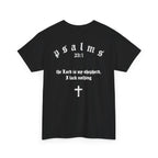 Driven by Faith Cotton T-Shirt | Psalms 23:1 Cross Tee