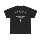 Driven by Faith Cotton T-Shirt | Psalms 23:1 Cross Tee