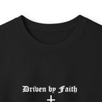 Psalms 23 Long Sleeve Tee — "Driven by Faith" Christian Cross Shirt