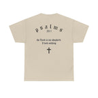 Driven by Faith Cotton T-Shirt | Psalms 23:1 Cross Tee