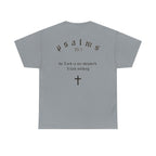 Driven by Faith Cotton T-Shirt | Psalms 23:1 Cross Tee