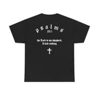 Driven by Faith Cotton T-Shirt | Psalms 23:1 Cross Tee