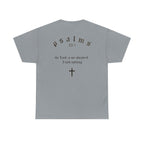 Driven by Faith Cotton T-Shirt | Psalms 23:1 Cross Tee