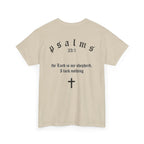 Driven by Faith Cotton T-Shirt | Psalms 23:1 Cross Tee