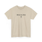 Driven by Faith Cotton T-Shirt | Psalms 23:1 Cross Tee