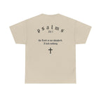 Driven by Faith Cotton T-Shirt | Psalms 23:1 Cross Tee