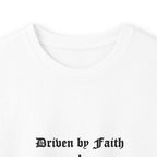 Psalms 23 Long Sleeve Tee — "Driven by Faith" Christian Cross Shirt