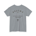 Driven by Faith Cotton T-Shirt | Psalms 23:1 Cross Tee
